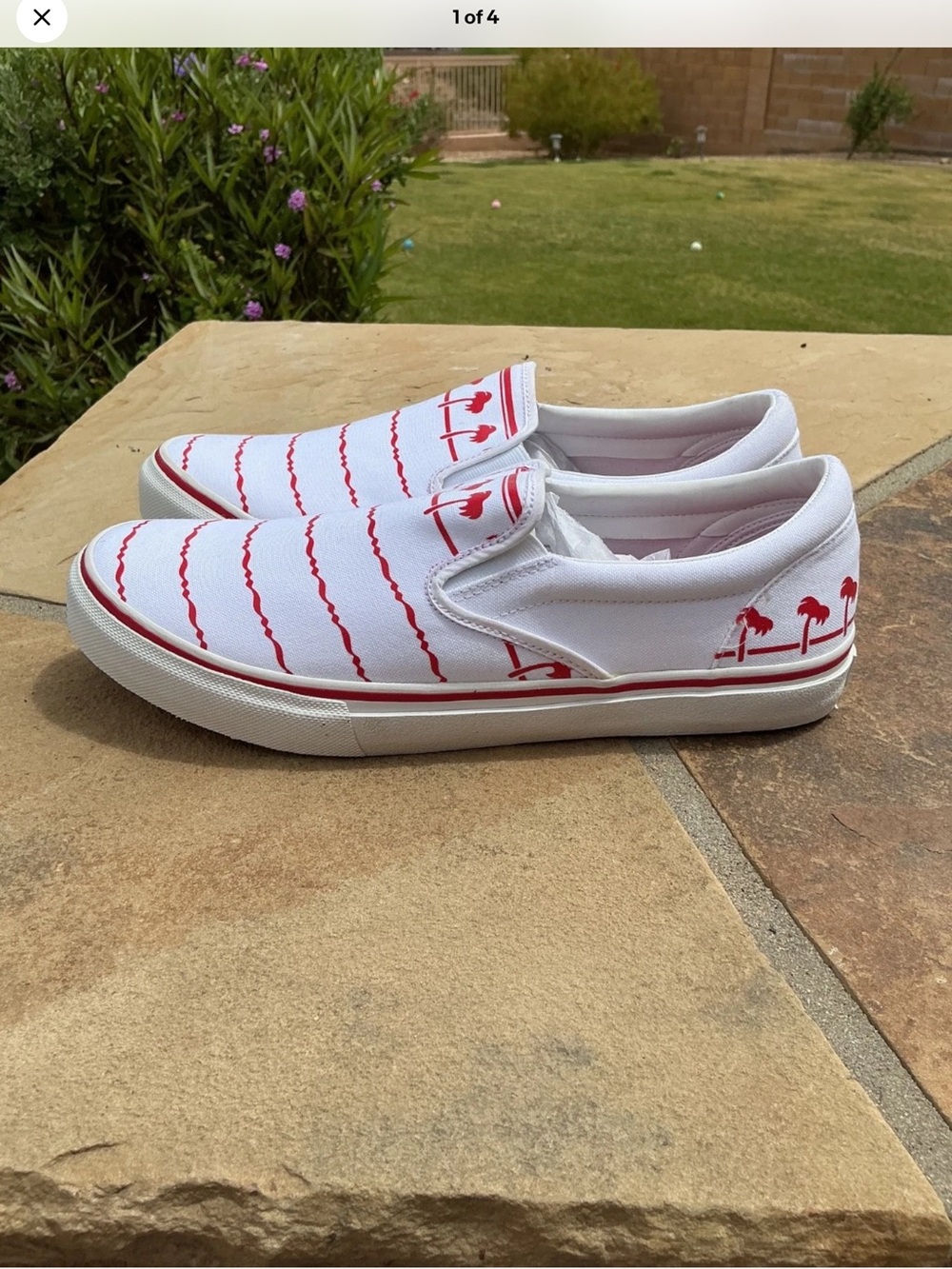 IN-N-OUT x Vans White Sneaker Men’s Shoes Size 8